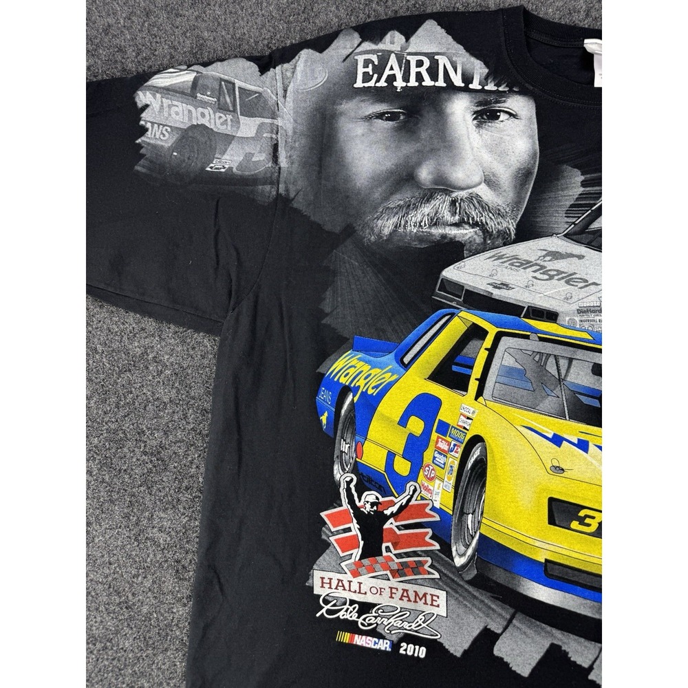 Dale Earnhardt Jr & Sr NASCAR Wrangler #3 Hall of Fame T-Shirt 3XL Chase Auth - Picture 3 of 11